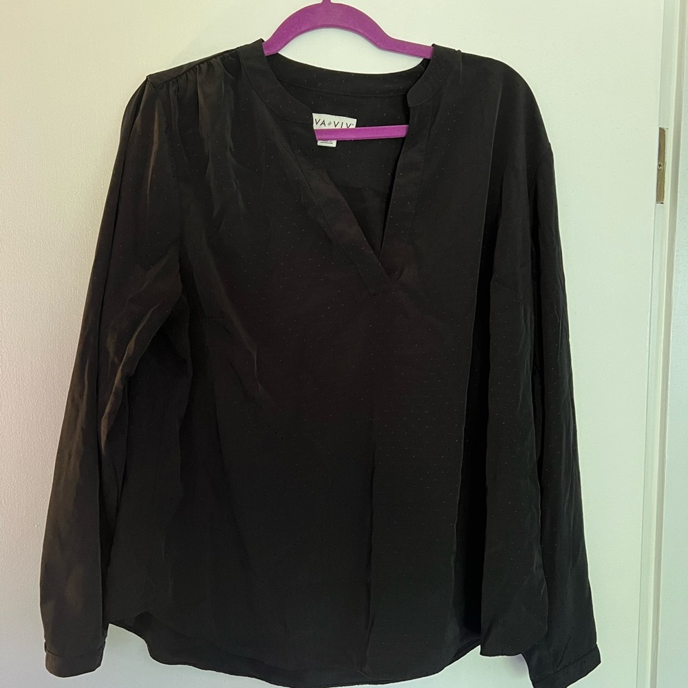 Black Ava and Viv blouse